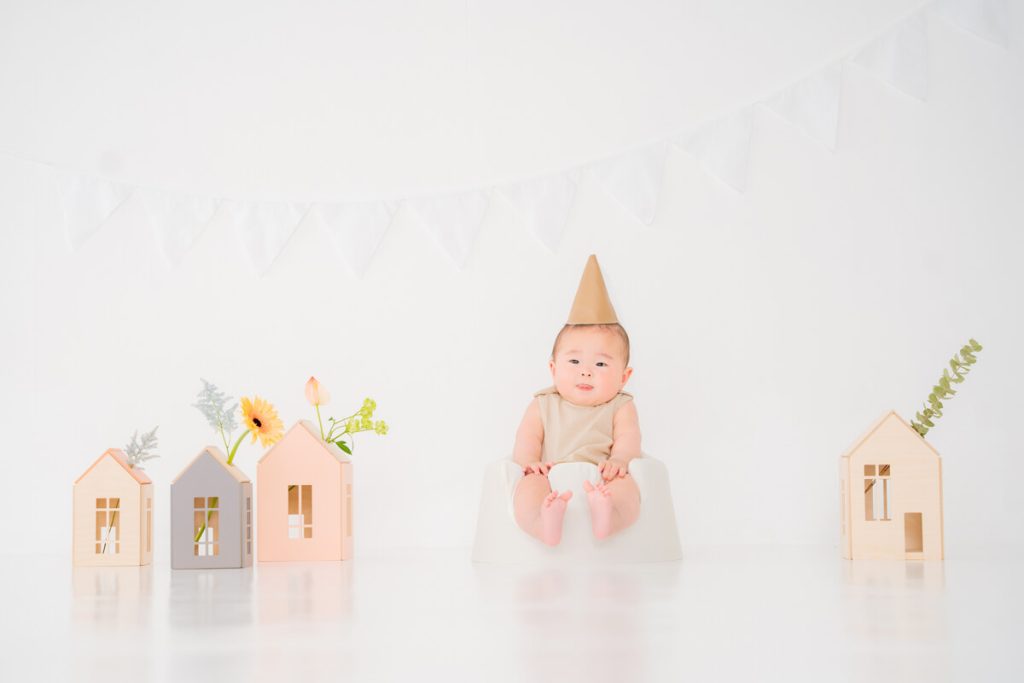 ハーフバースデーフォト_ユリカゴフォト