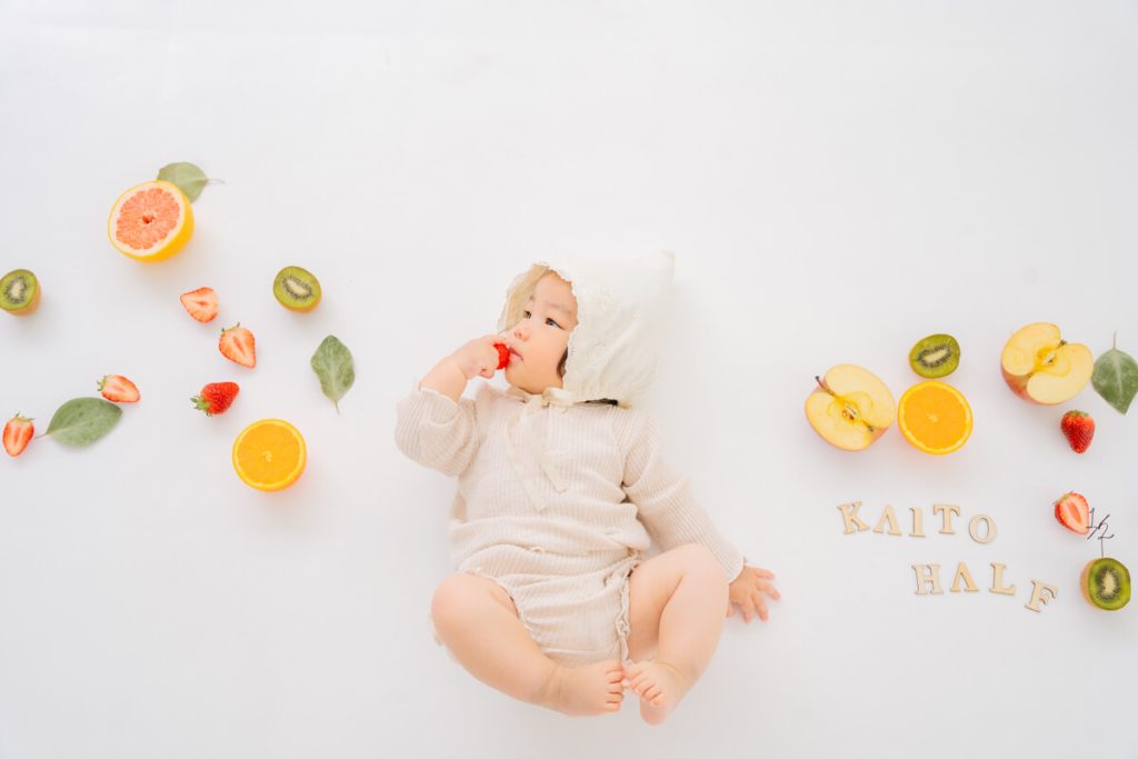 【宇都宮】ゆりかごフォト-ハーフバースデーフォト