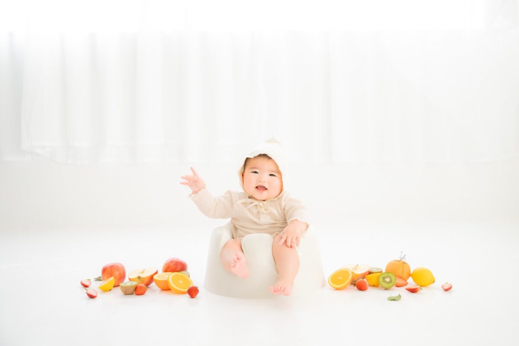 ハーフバースデーフォト_ユリカゴフォト